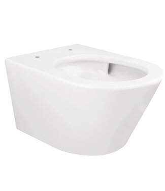 Wiesbaden Wiesbaden Vesta Randloos Hangtoilet Tornado flush Glans Wit excl. wc-bril