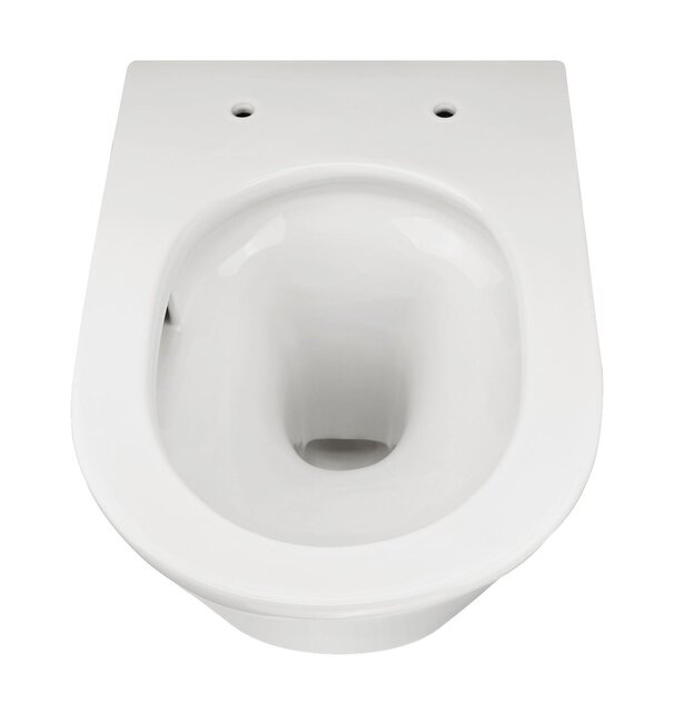Wiesbaden Vesta Randloos Hangtoilet Tornado flush Glans Wit excl. wc-bril