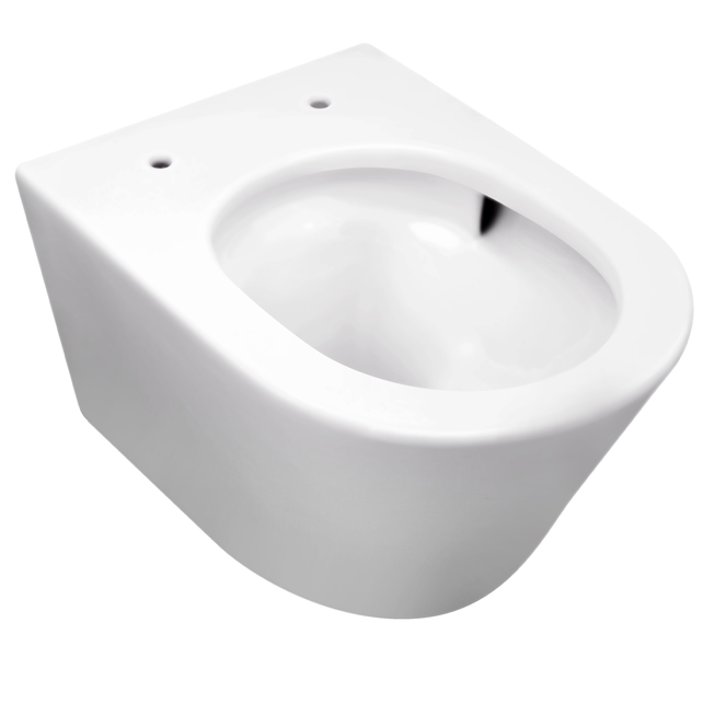 Wiesbaden Vesta Randloos Hangtoilet Tornado flush Mat Wit excl. wc-bril Wiesbaden Vesta Randloos Hangtoilet Tornado flush Mat Wit excl. wc-bril