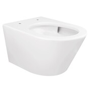Wiesbaden Vesta Randloos Hangtoilet Tornado flush Mat Wit excl. wc-bril Wiesbaden Vesta Randloos Hangtoilet Tornado flush Mat Wit excl. wc-bril