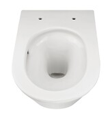 Wiesbaden Vesta Randloos Hangtoilet Tornado flush Mat Wit excl. wc-bril Wiesbaden Vesta Randloos Hangtoilet Tornado flush Mat Wit excl. wc-bril