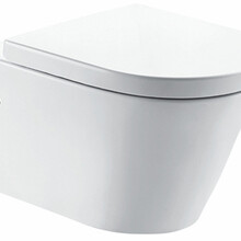 Wiesbaden Flow Randloos Hangtoilet Wit met nano coating incl. Flow verhoogd Wc-bril