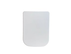 Wiesbaden Wc bril Carre soft-close closetzitting wit Duroplast