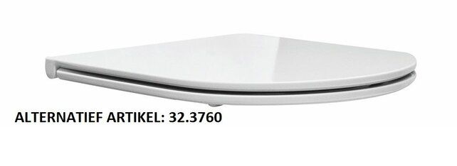 Wc bril Flatline toiletzitting softclose en quick release glans wit Wc bril Flatline toiletzitting softclose en quick release glans wit