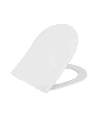 Wiesbaden Wiesbaden Wc bril Shade Glans Wit slim toiletzitting softclose en quick release