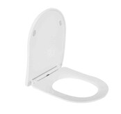 Wc bril Shade Glans Wit slim toiletzitting softclose en quick release