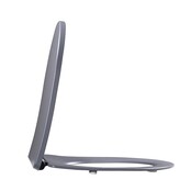 Wiesbaden Wc bril Shade Mat Grijs slim toiletzitting softclose en quick release Wiesbaden Wc bril Shade Mat Grijs slim toiletzitting softclose en quick release