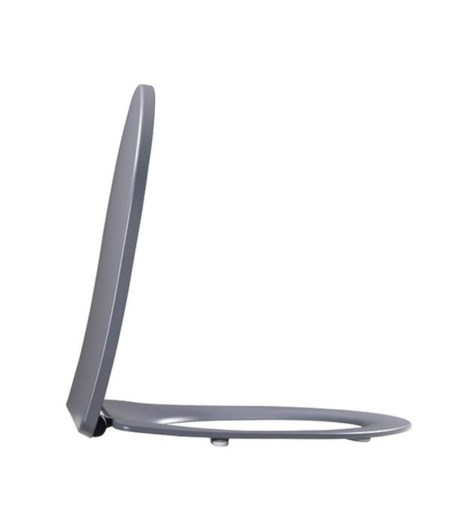 Wiesbaden Wc bril Shade Mat Grijs slim toiletzitting softclose en quick release