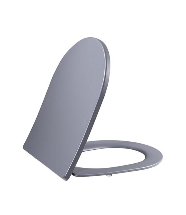 Wiesbaden Wc bril Shade Mat Grijs slim toiletzitting softclose en quick release