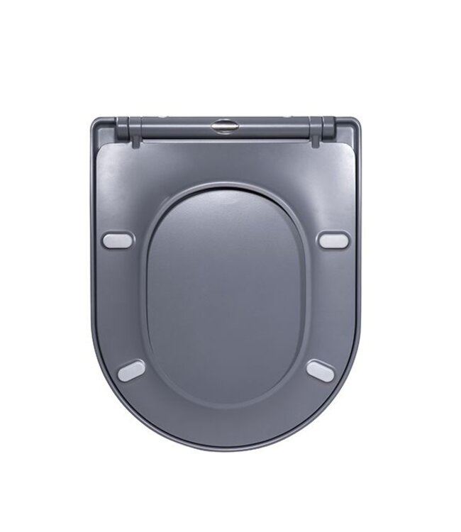 Wiesbaden Wc bril Shade Mat Grijs slim toiletzitting softclose en quick release