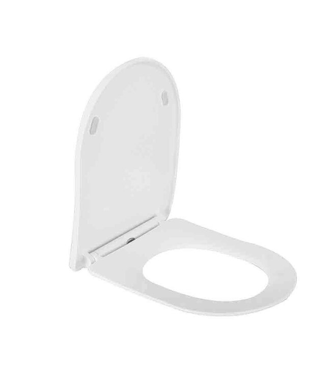 Wiesbaden Wc bril Shade Mat Wit slim toiletzitting softclose en quick release