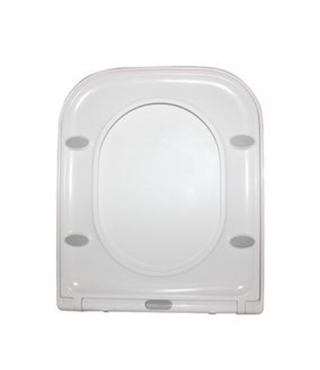 Wiesbaden Wc bril Sky Wit soft-close vierkante closetzitting Duroplast