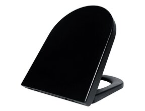 Wiesbaden Wc bril Vesta Mat Zwart Softclose en quick release