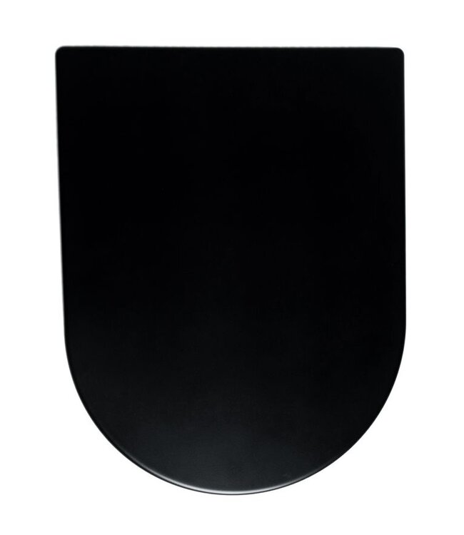Wiesbaden Wc bril Vesta Mat Zwart Softclose en quick release
