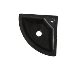 Wiesbaden B-Stone Toilet Fontein Natuursteen 30x30cm hoekfontein met kraangat