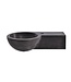 Wiesbaden Toilet Fontein B-Stone Natuursteen Rechts Rond 40x23 cm