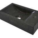 Wiesbaden Toilet Fontein B-Stone Natuursteen Rechts Rechthoek 40x22cm