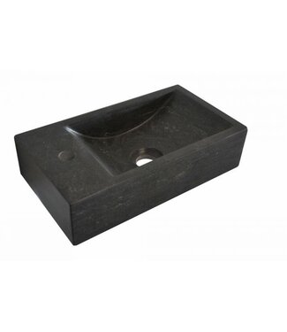 Wiesbaden Wiesbaden Toilet Fontein B-Stone Natuursteen Links Rechthoek 40x22cm