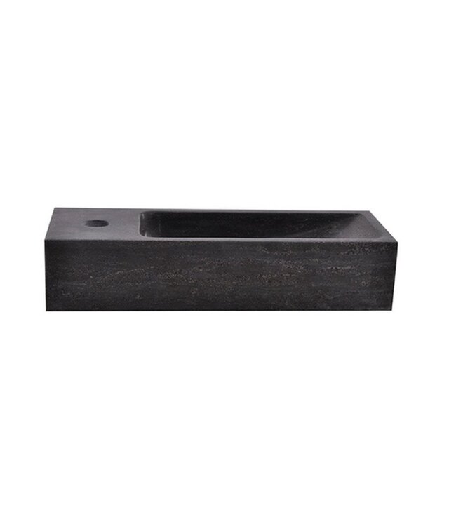 Wiesbaden Wiesbaden Toilet Fontein B-Stone Natuursteen Links Rechthoek 38x14cm