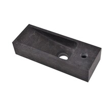 Wiesbaden Toilet Fontein B-Stone Natuursteen Rechts Rechthoek 38x14cm