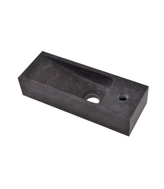 Wiesbaden Wiesbaden Toilet Fontein B-Stone Natuursteen Rechts Rechthoek 38x14cm
