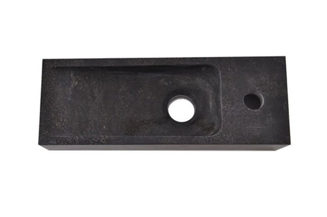 Wiesbaden Toilet Fontein B-Stone Natuursteen Rechts Rechthoek 38x14cm Wiesbaden Toilet Fontein B-Stone Natuursteen Rechts Rechthoek 38x14cm