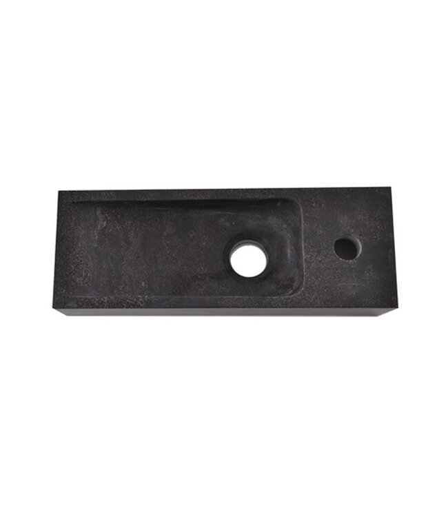 Wiesbaden Toilet Fontein B-Stone Natuursteen Rechts Rechthoek 38x14cm