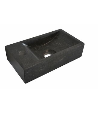 Wiesbaden Wiesbaden Toilet Fontein B-Stone Natuursteen Links Rechthoek 36x18cm