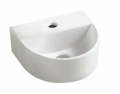 Toilet fontein Lara Wit Halfrond Zonder kraangat 30x25x12 cm
