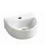 Wiesbaden Toilet fontein Lara Wit Halfrond Zonder kraangat 30x25x12 cm