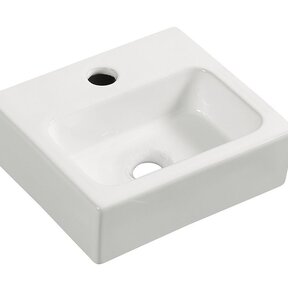 Wiesbaden Toilet fontein Leto 28x24x9 cm met kraangat