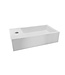 Toilet Fontein Maria Links Wit 40x22x10cm Solid Surface