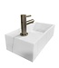 Toilet Fontein Noble Links Mat Wit 36x18x10 cm Solid Surface