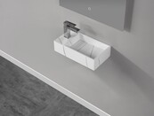 Toilet Fontein Noble Links Mat Wit 36x18x10 cm Solid Surface