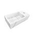 Toilet Fontein Noble Rechts Mat Wit 36x18x10 cm Solid Surface