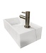 Toilet Fontein Noble Rechts Mat Wit 36x18x10 cm Solid Surface