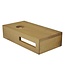 Wiesbaden Toilet Fontein Planchet Eiken 40x21x10 cm Massief hout