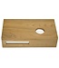 Toilet Fontein Planchet Eiken Rechts 40x21x10 cm Massief hout