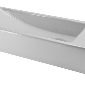 Wiesbaden Trim mini Toilet fontein rechts 38x14x8 cm keramiek glans wit