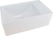 Rhea xxs Toilet fontein mini Wit Zonder kraangat 30x18x11 cm keramiek