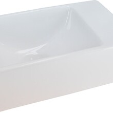 Wiesbaden Rhea xxs Toilet fontein mini Wit Zonder kraangat 30x18x11 cm keramiek