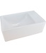 Rhea xxs Toilet fontein mini Wit Zonder kraangat 30x18x11 cm keramiek