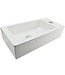 Rhea Mini Toilet fontein Wit Links 36x18x9 cm keramiek