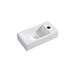 Wiesbaden Rhea Mini Toilet fontein Mat Wit Links 36x18x9 cm keramiek