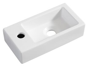 Wiesbaden Rhea Mini Toilet fontein Mat Wit Links 36x18x9 cm keramiek