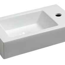 Wiesbaden Rhea Toilet fontein Wit Rechts 45x26x12 cm keramiek