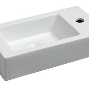 Wiesbaden Rhea Toilet fontein Wit Rechts 45x26x12 cm keramiek