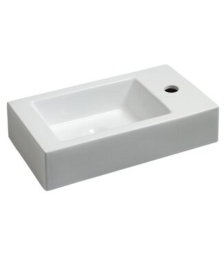 Wiesbaden Wiesbaden Rhea Toilet fontein Wit Rechts 45x26x12 cm keramiek