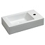 Wiesbaden Rhea Toilet fontein Wit Rechts 45x26x12 cm keramiek