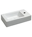 Rhea Toilet fontein Wit Rechts 45x26x12 cm keramiek